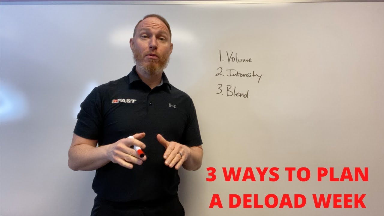3 Ways to Plan a Deload Week