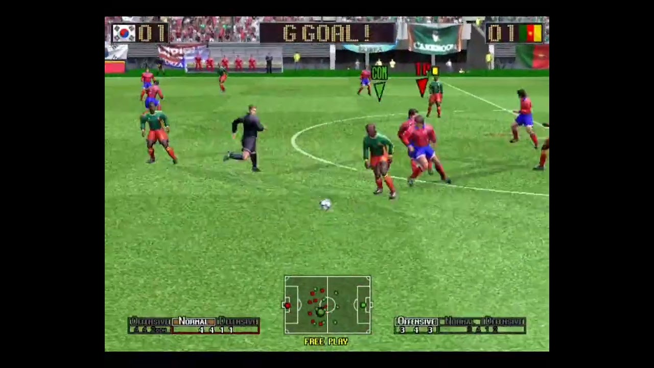 Flycast - Virtua Striker 3 (World, Rev B) 2025-12-17 Team Korea playthrough 