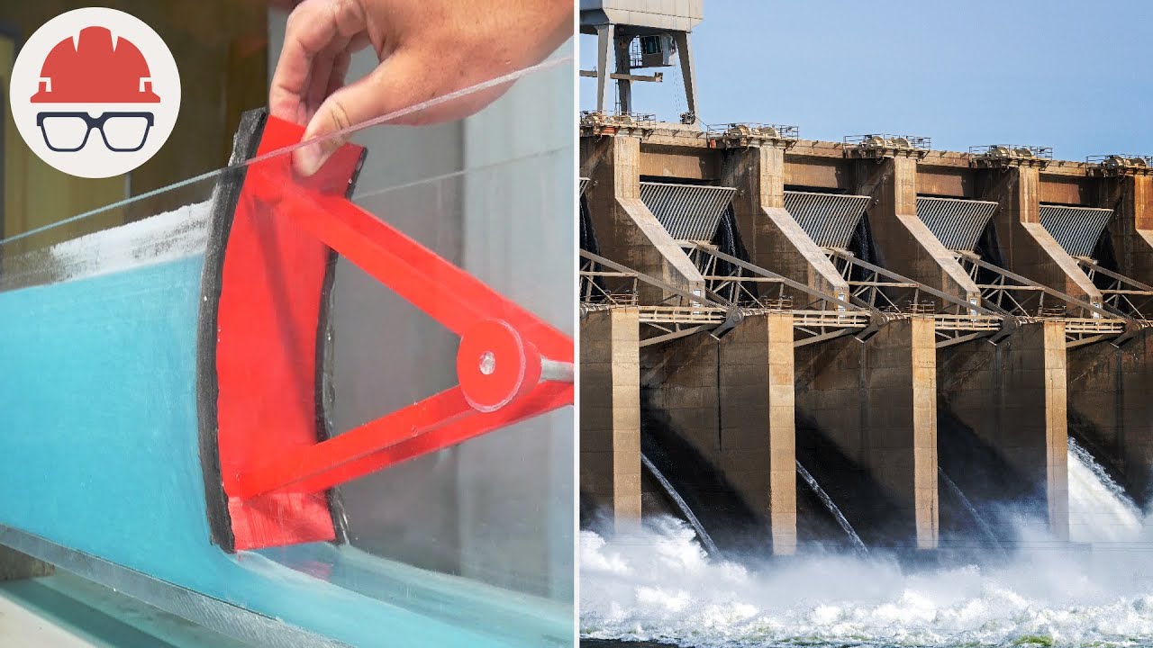Как работают различные водосбросные затворы