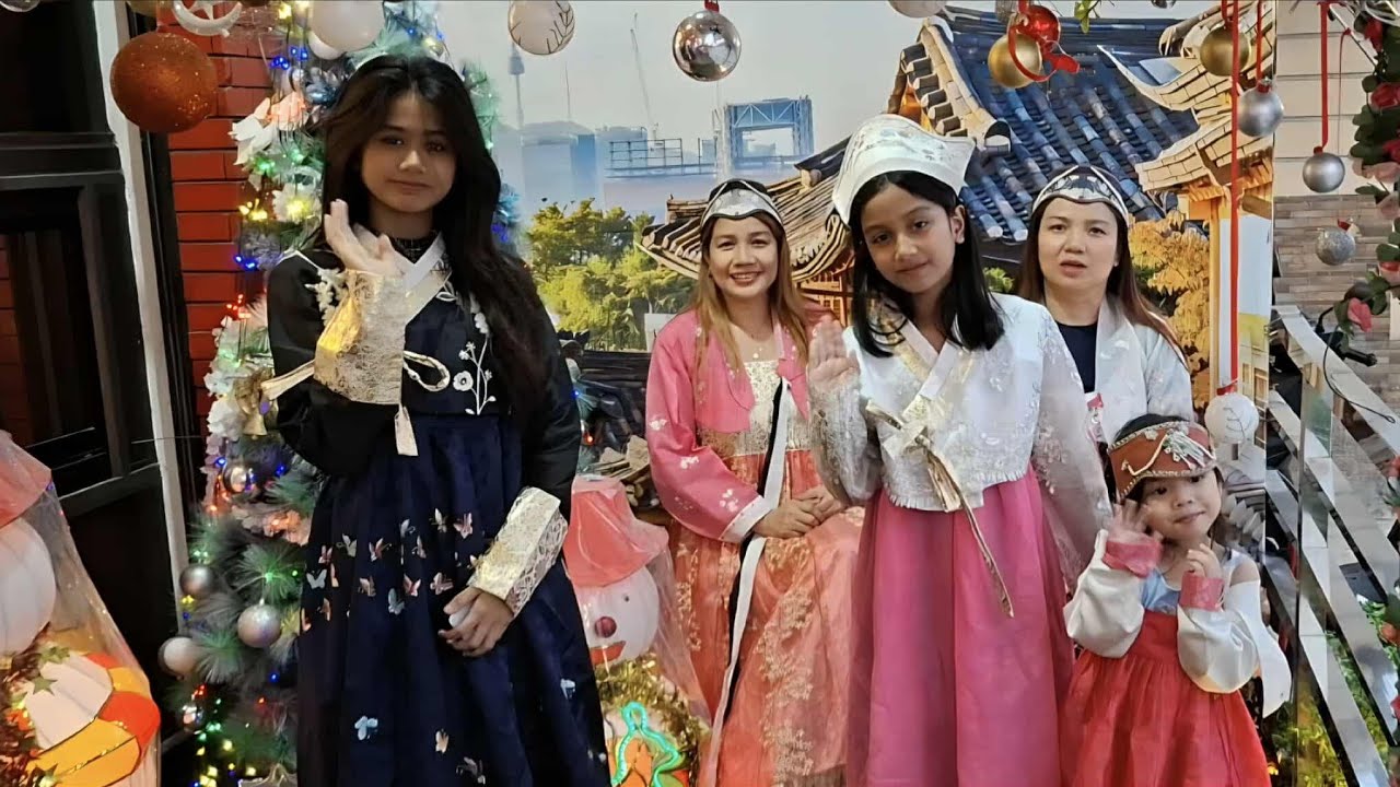 Угощение на день рождения в Korean Palace. С днем ​​рождения, наша сестра Монетт!