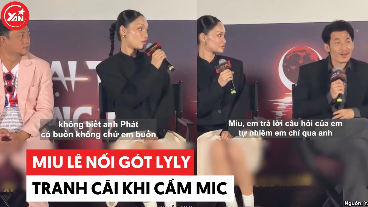 Miu Lê nối gót Lyly gây tranh cãi khi cầm mic #miule #lyly