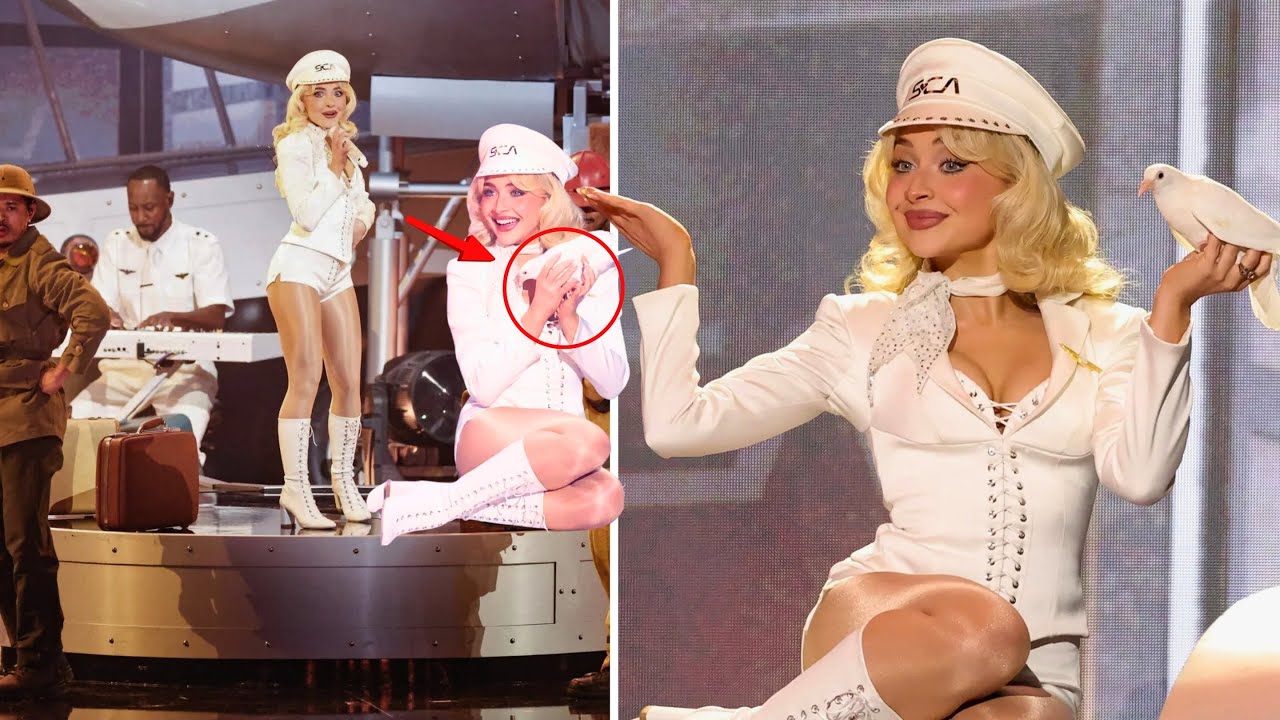 Sabrina Carpenter slammed by PETA for live bird at Grammys 😱🕊️