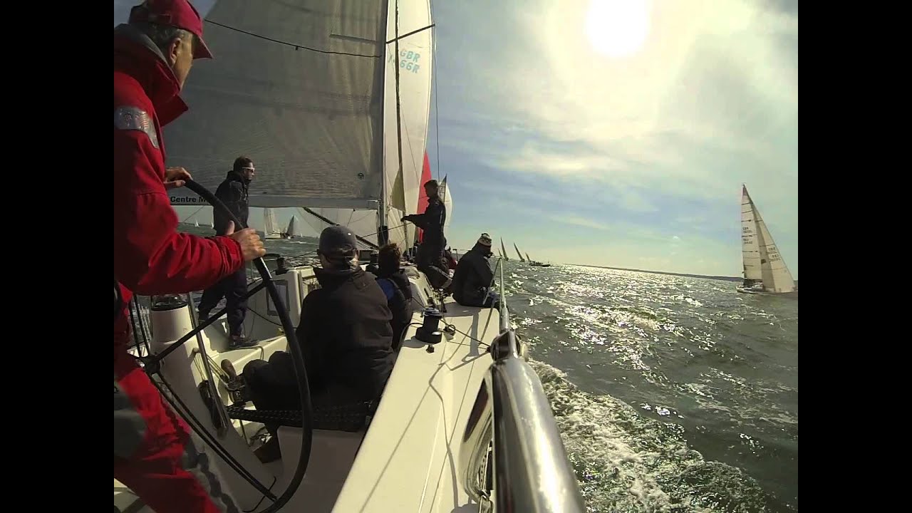 Yacht Racing J/109 21-04-13 - Go-Pro on Board Diamond Jem, UK