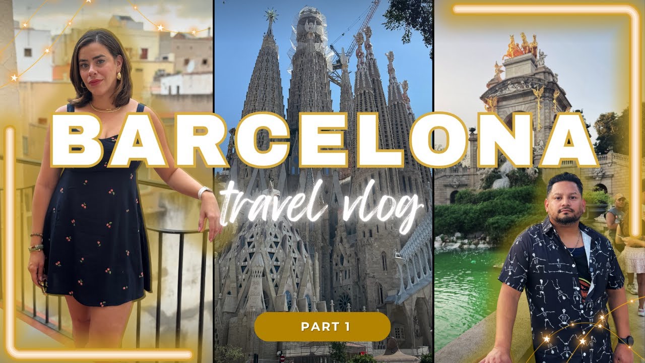 BARCELONA VLOG Pt. 1: Park Güell & La Sagrada Família Tour! 🇪🇸