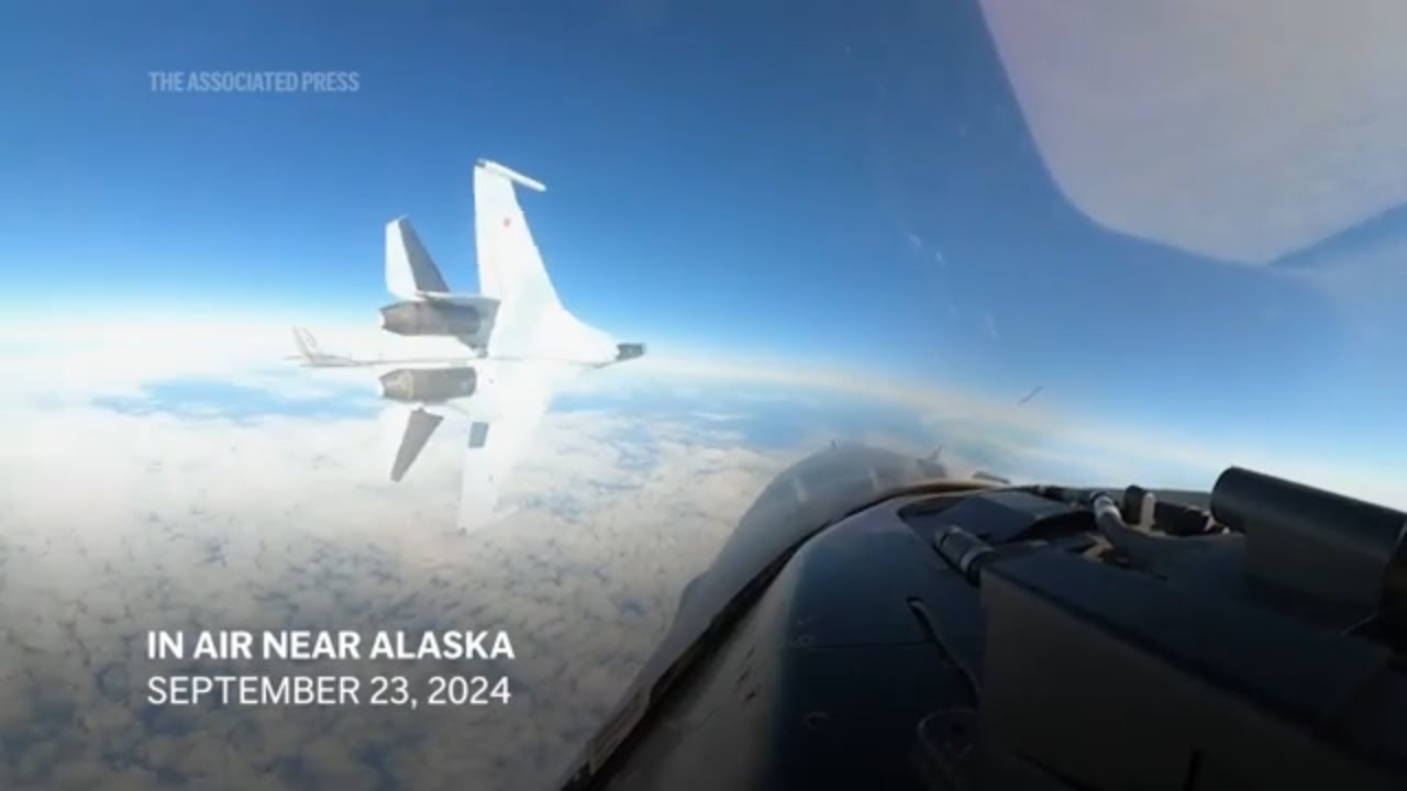 Video shows Russian jet zooming by within feet of US plane