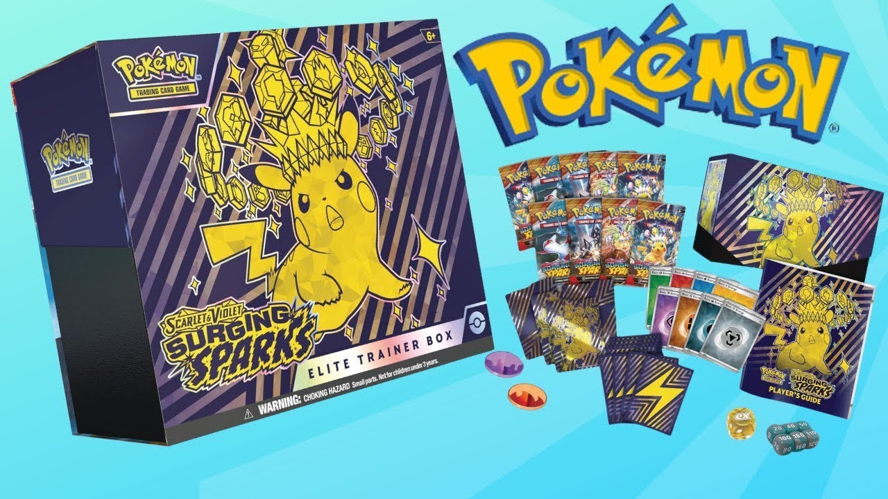 Unboxing My FIRST Surging Sparks Elite Trainer Box