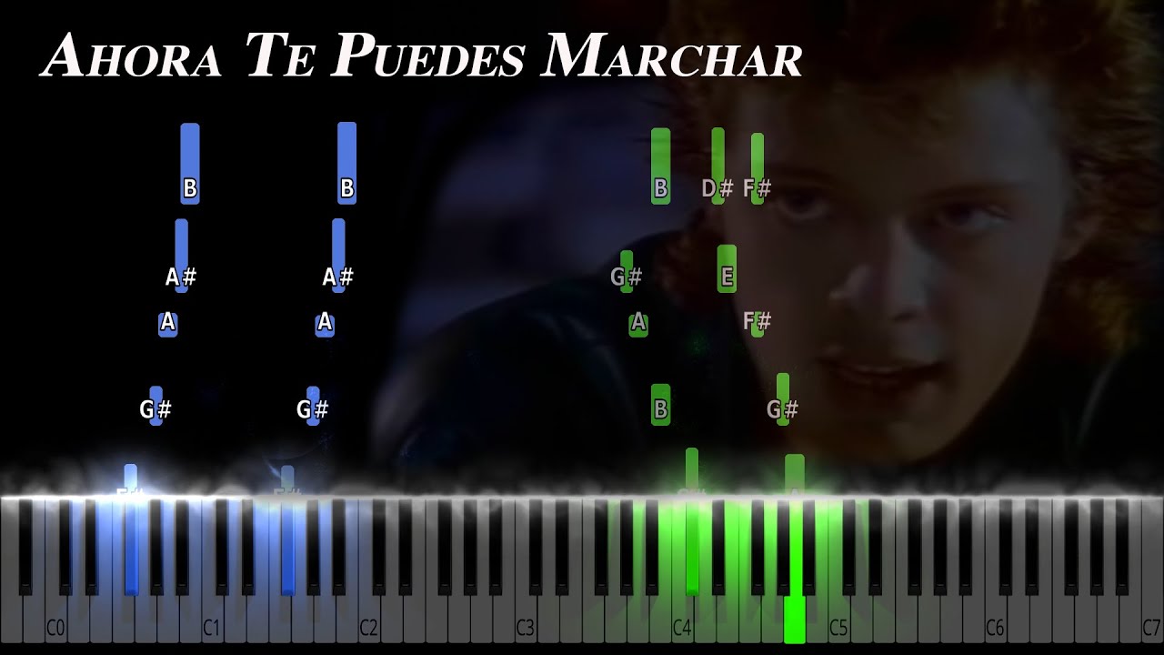Luis Miguel - Ahora Te Puedes Marchar Piano Tutorial