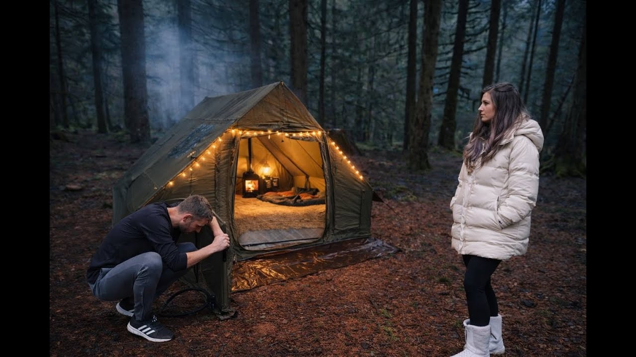 Did our family survive the forest camping trip?
