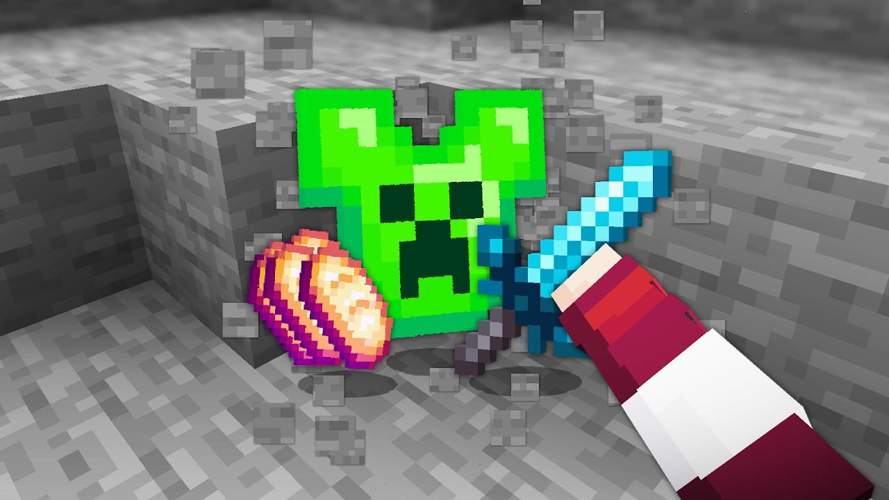 Minecraft UHC but every drop is RANDOM..
