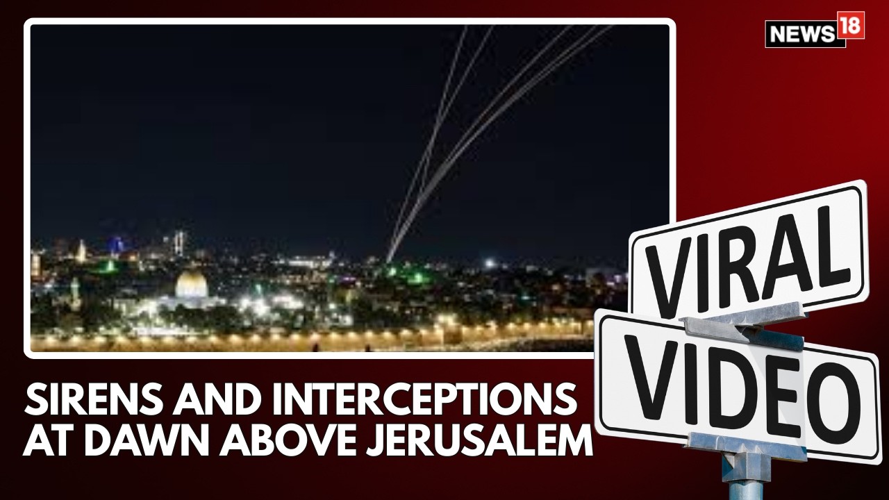 BREAKING: Sirens Wail Over Jerusalem at Dawn as Air Defenses Intercept Incoming Threats | N18G