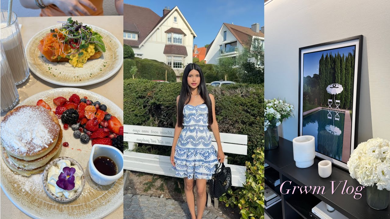 GRWM para ir a la playa: cabello, maquillaje, skincare, Chanel, brunch 🍵🐚
