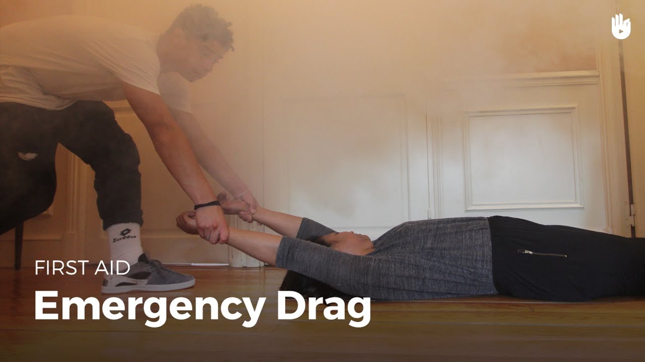 Learn first aid gestures: Emergency Drag