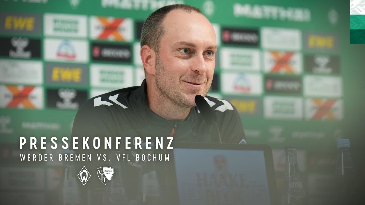 Pressekonferenz mit Ole Werner vor Bochum | SV Werder Bremen - VfL Bochum