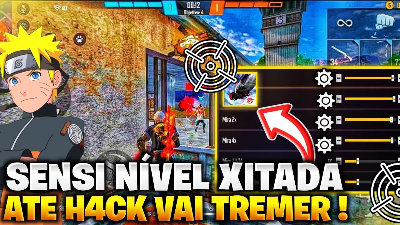 ATUALIZADA 2026!🔥 A MELHOR SENSIBILIDADE para SUBIR CAPA na NOVA ATUALIZAÇÃO do FREE FIRE!