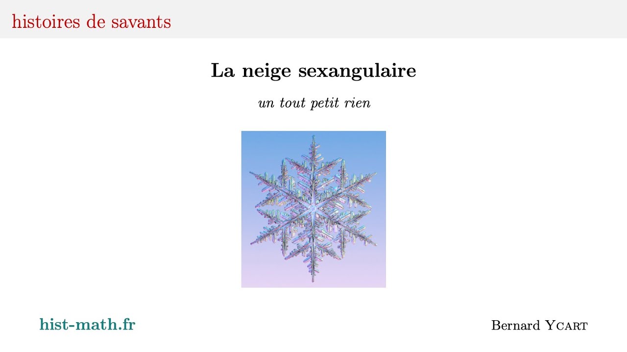 Le flocon de neige de Kepler