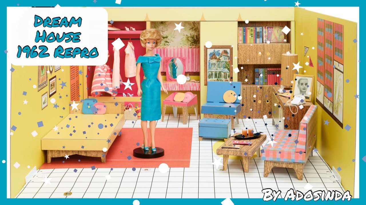 ✅ BARBIE Dream House 1962 Repro Unboxing Montaje Review 75 aniversario Mattel 2020