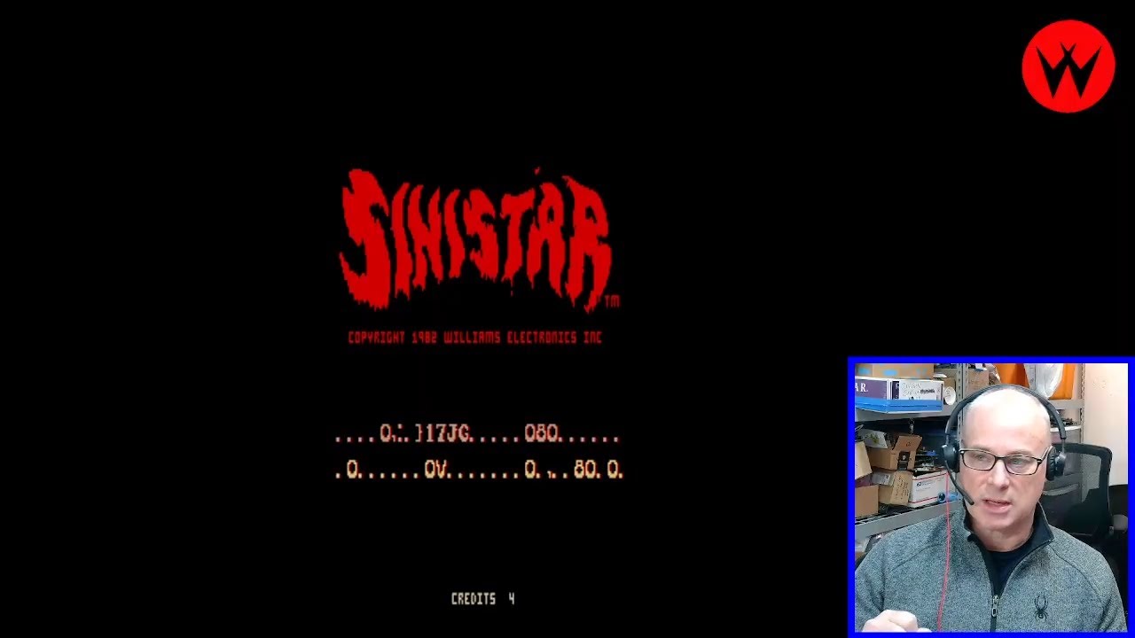Sinistar Board Repairs - Pinball Sound/Speech Converted to Sinistar - New SynaMax Game Code