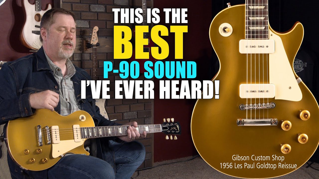 Наша любимая гитара Gibson Custom Shop! (пока что) Les Paul Gold Top Reissue 1956 года