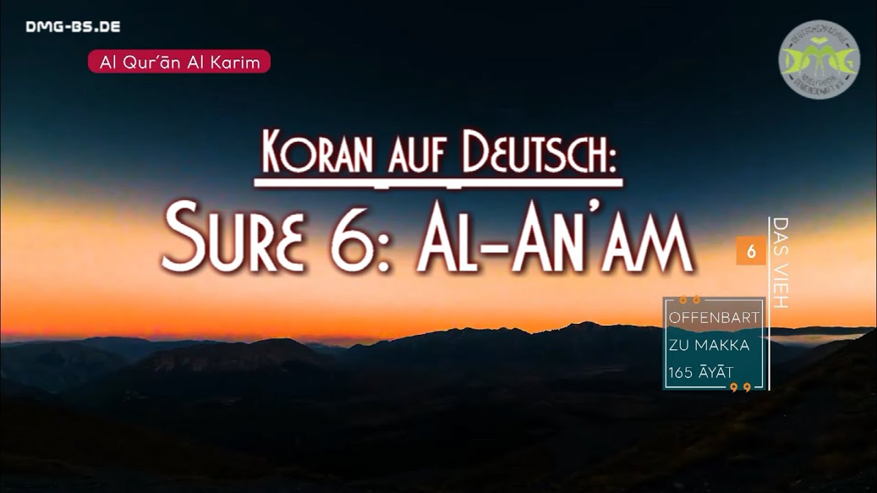SURE 6: AL-AN’AM (DAS VIEH)
