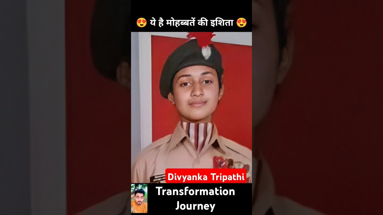 Divyanka Tripathi💯✅ age transformation journey//#divyankatripathi#yehhaimohabattein#viral#shorts