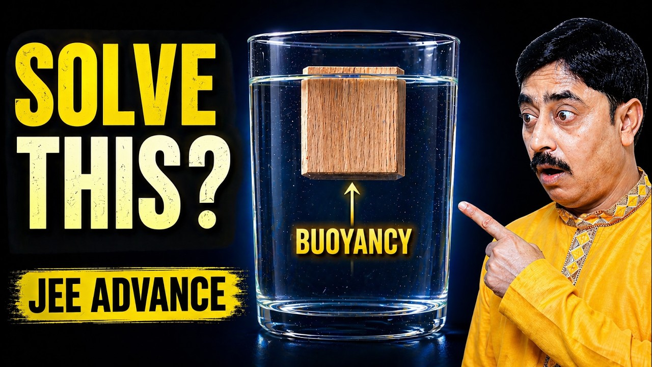 JEE ADVANCED : Conceptual problems on Fluid Mechanics | Physics by SBT