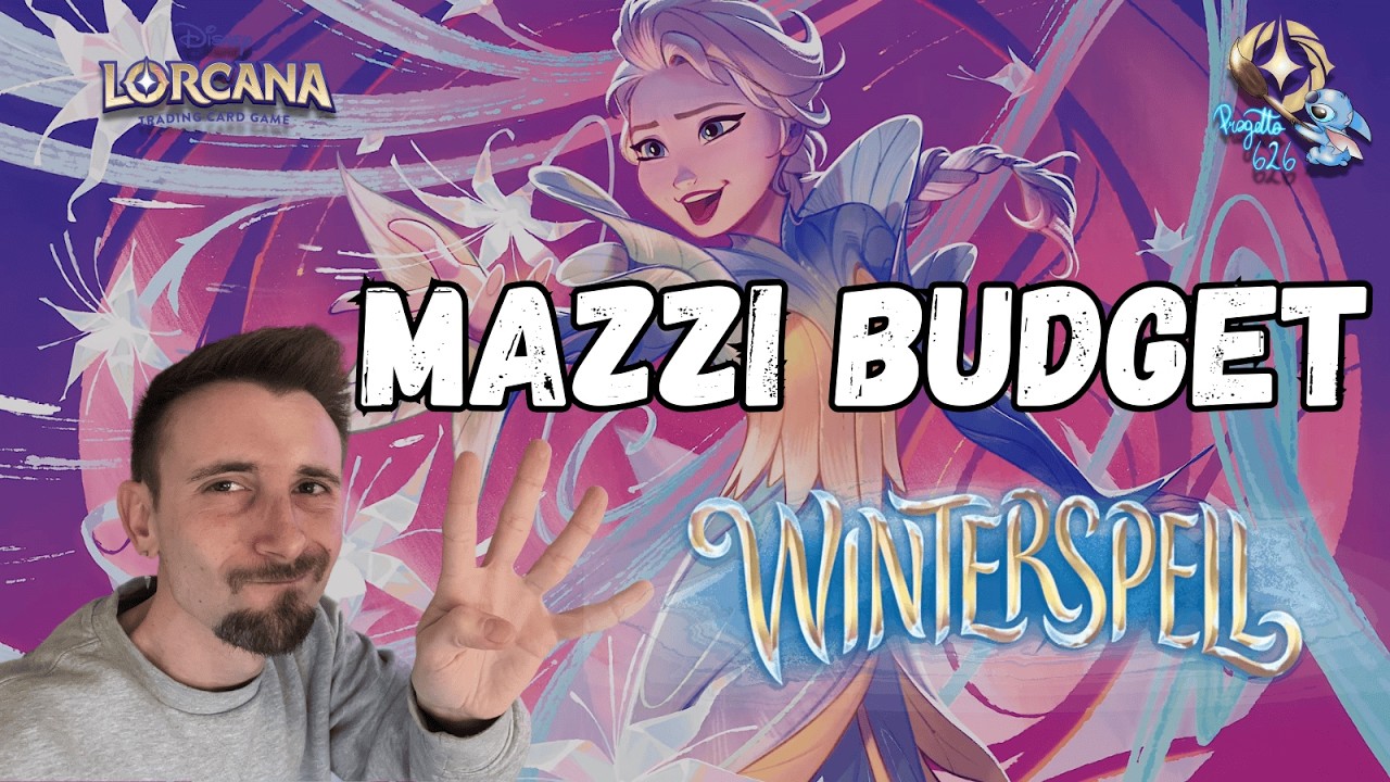 4 mazzi BUDGET sotto i 100€ per ogni archetipo - Disney Lorcana Incanto d'inverno