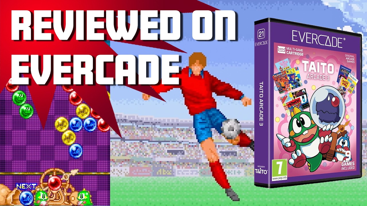 Taito Arcade 3 review on real Evercade hardware. An essential cart!