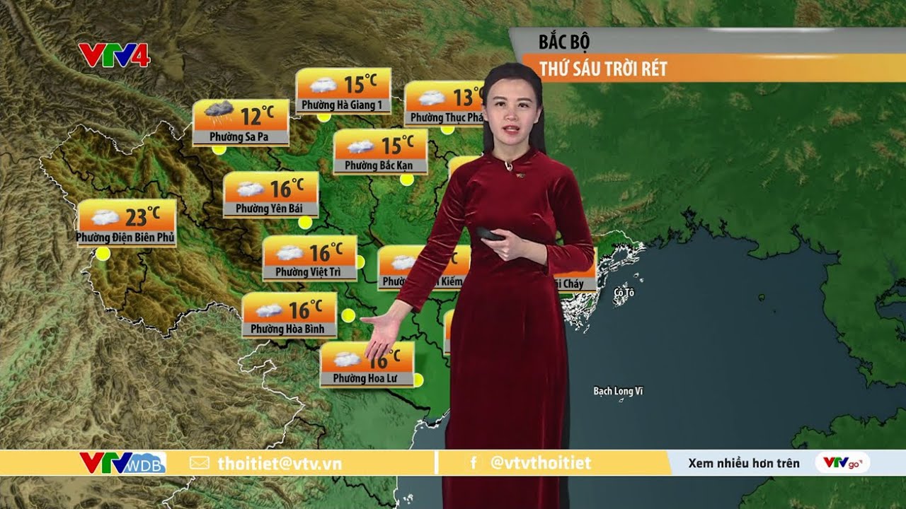 Dự báo thời tiết du lịch 3 ngày tới từ ngày 23 đến ngày 25/01/2026 | VTVWDB
