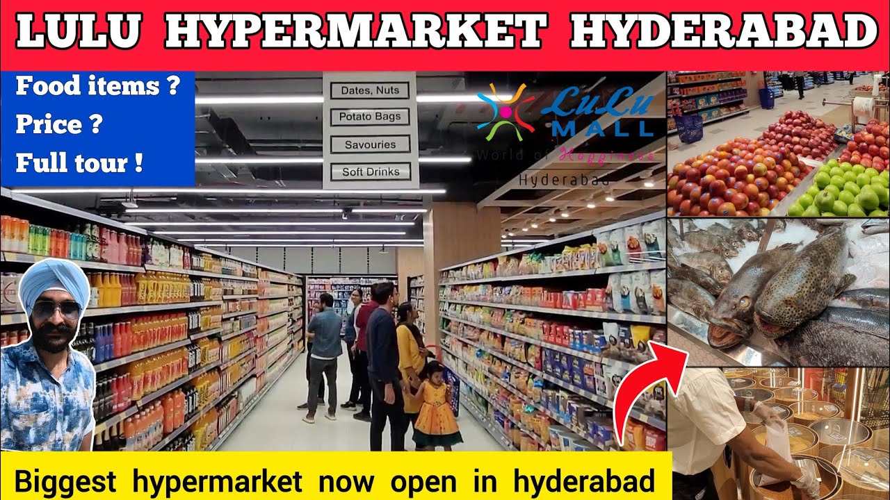 Lulu mall hyderabad - lulu hypermarket hyderabad kukatpally tour | Lulu mall hypermarket hyderabad