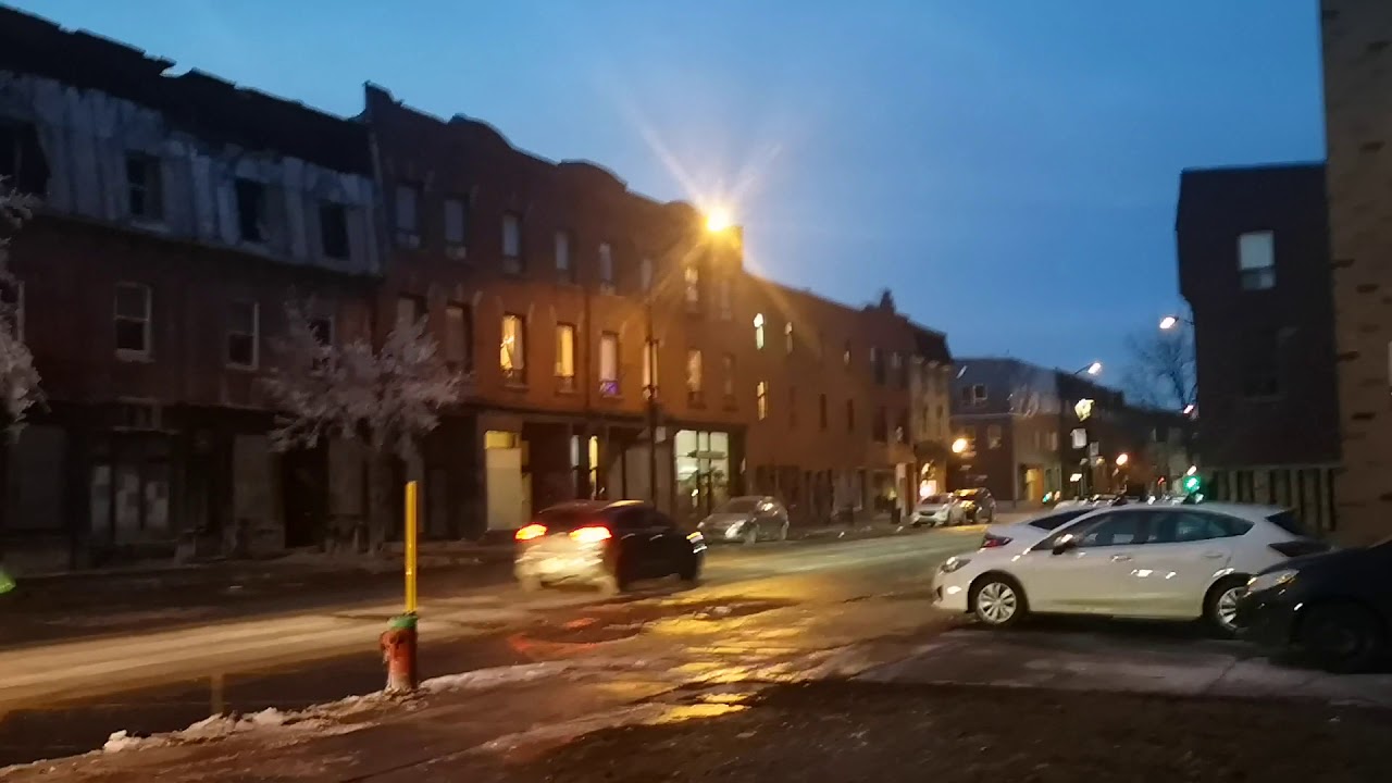 aftermath of major 5 alarm fire in Montreal