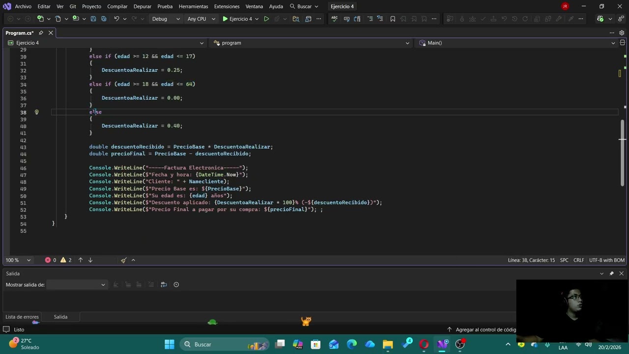 Ejercicio 4