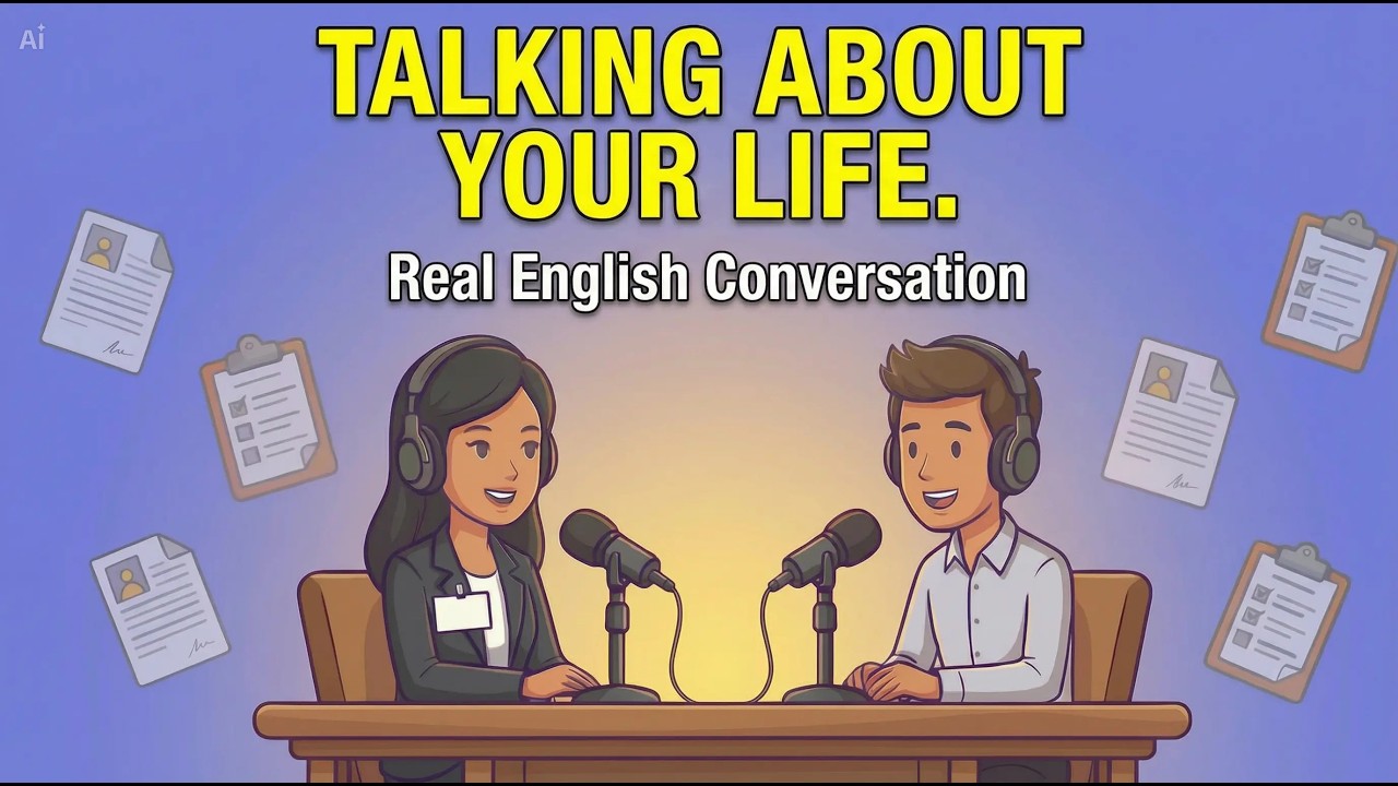 How to Talk About Your Life in English | Real Conversations Practice (Speak Naturally)