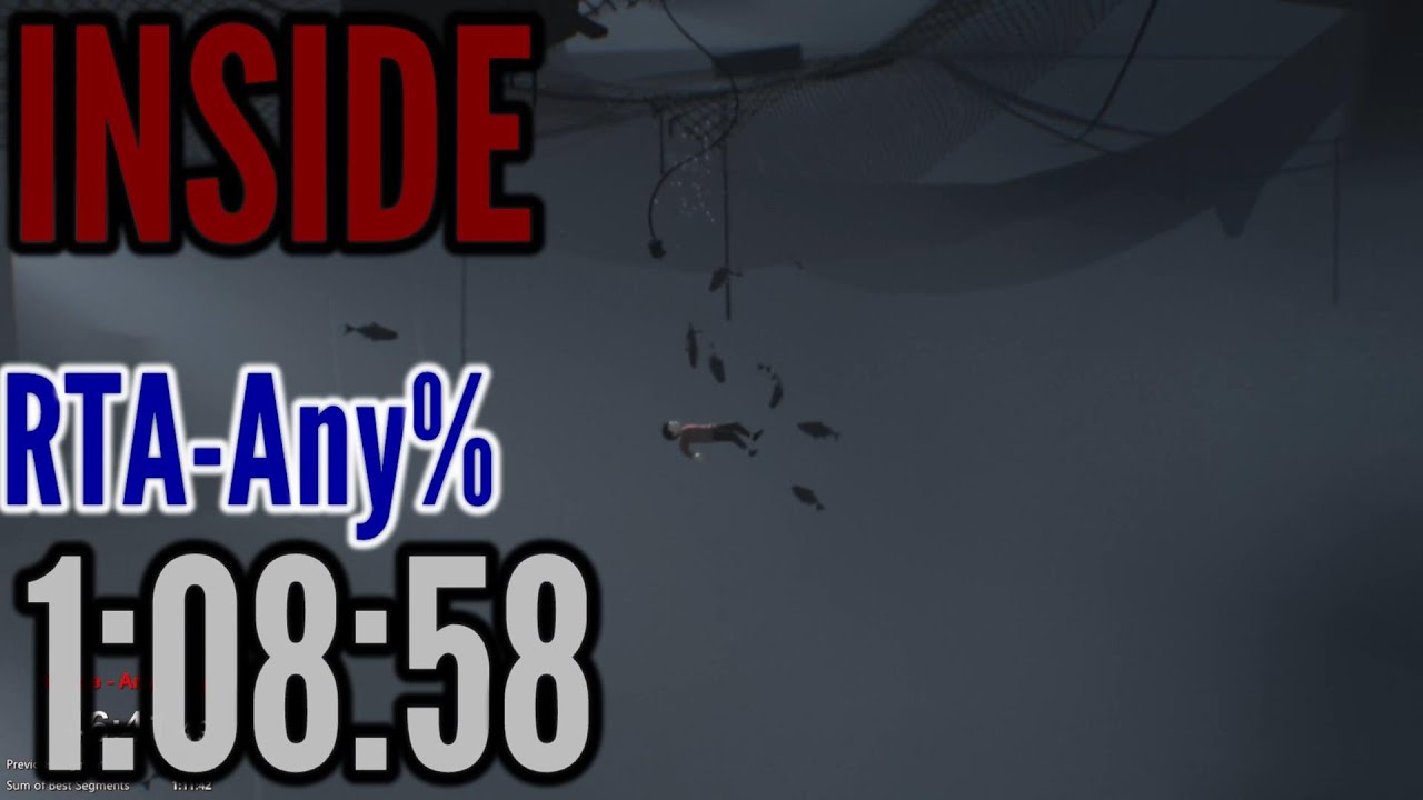 【RTA Any%】INSIDE 1h08m58s