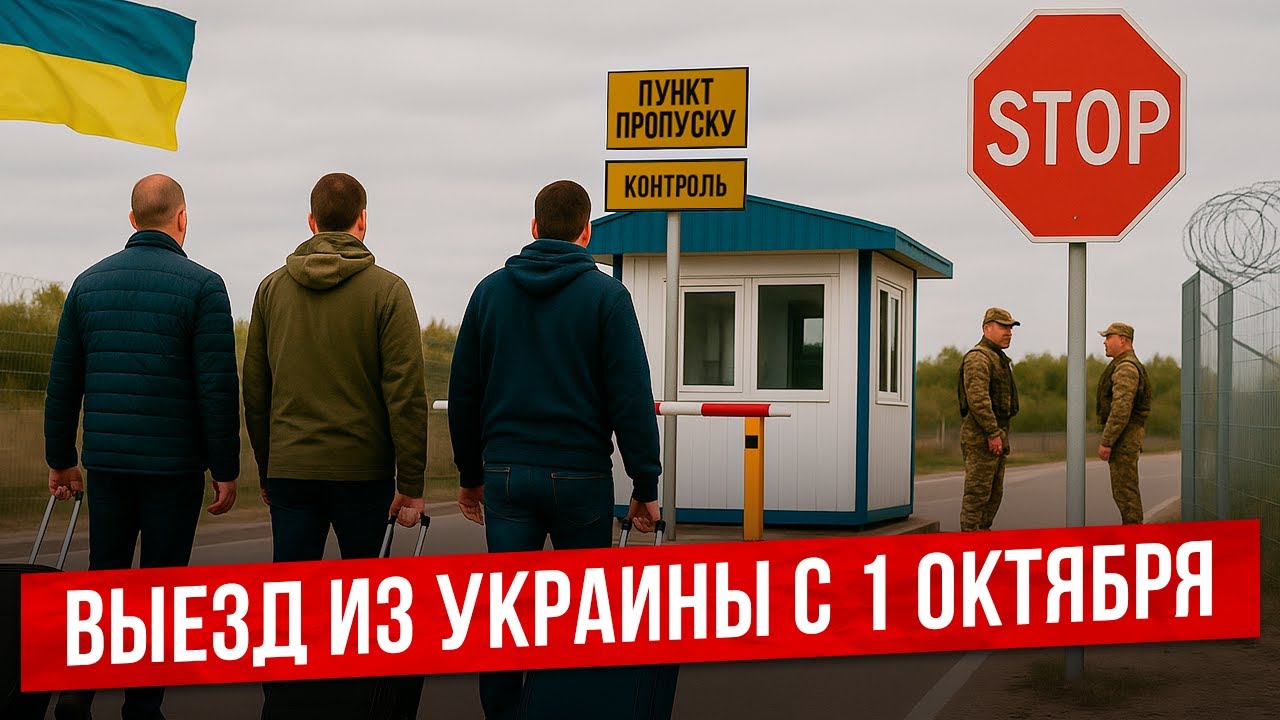 С октября запрет на выезд из Украины?