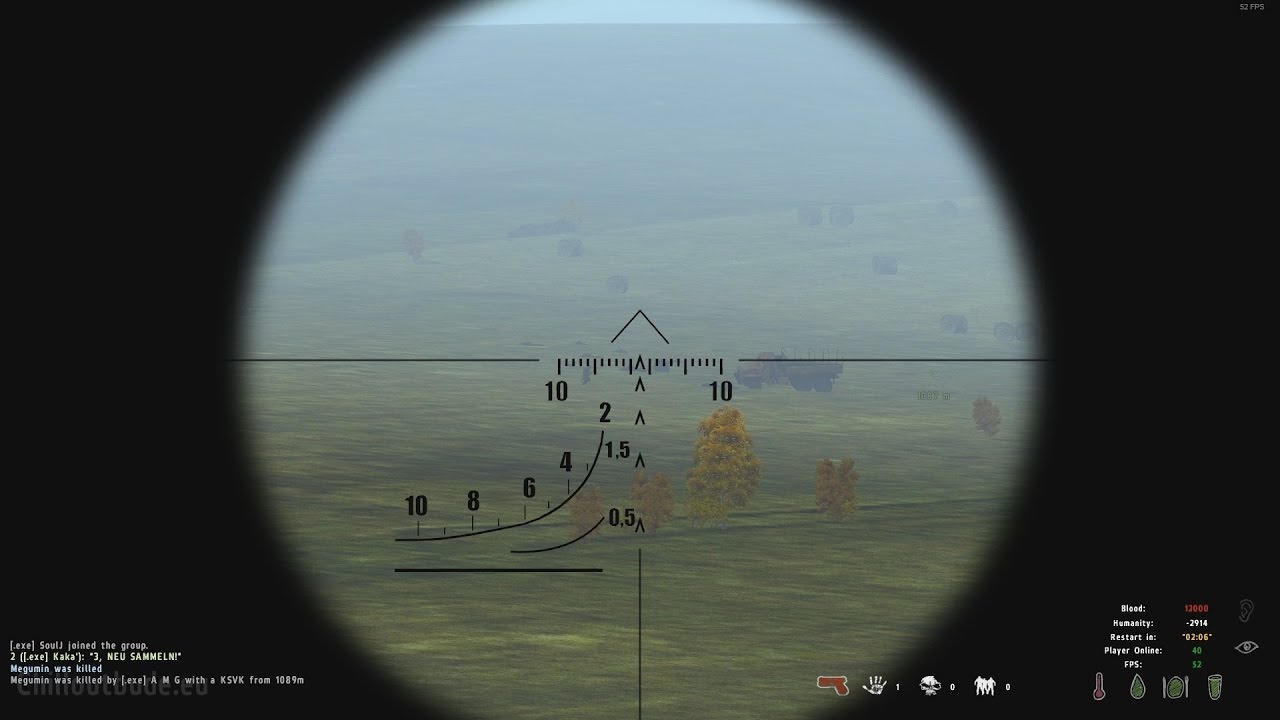 KSVK Kill 1,1 km von [.exe] A M G ►ArmA 2 OA: DayZ Epoch◄ │ xVanScootx