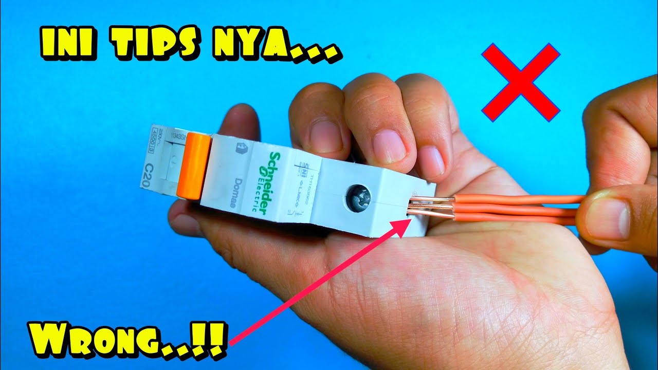 DIJAMIN ANTI KORSLET CARA MEMASANG BANYAK KABEL DI SATU MCB LISTRIK