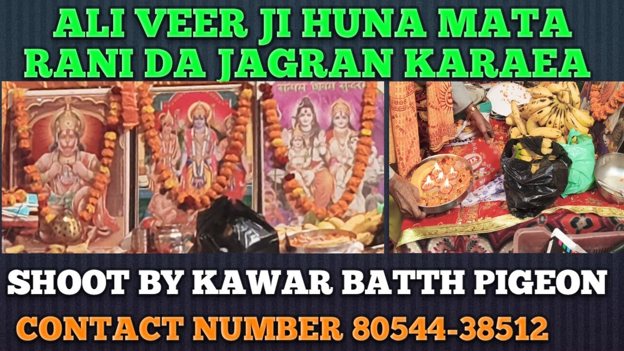 January 19, 2026 ਅਲੀ ਵੀਰ ਜੀ ਨੇ ਜਾਗਰਣ ਕਰਵਾਇਆ  || #kawarbatthpigeon 