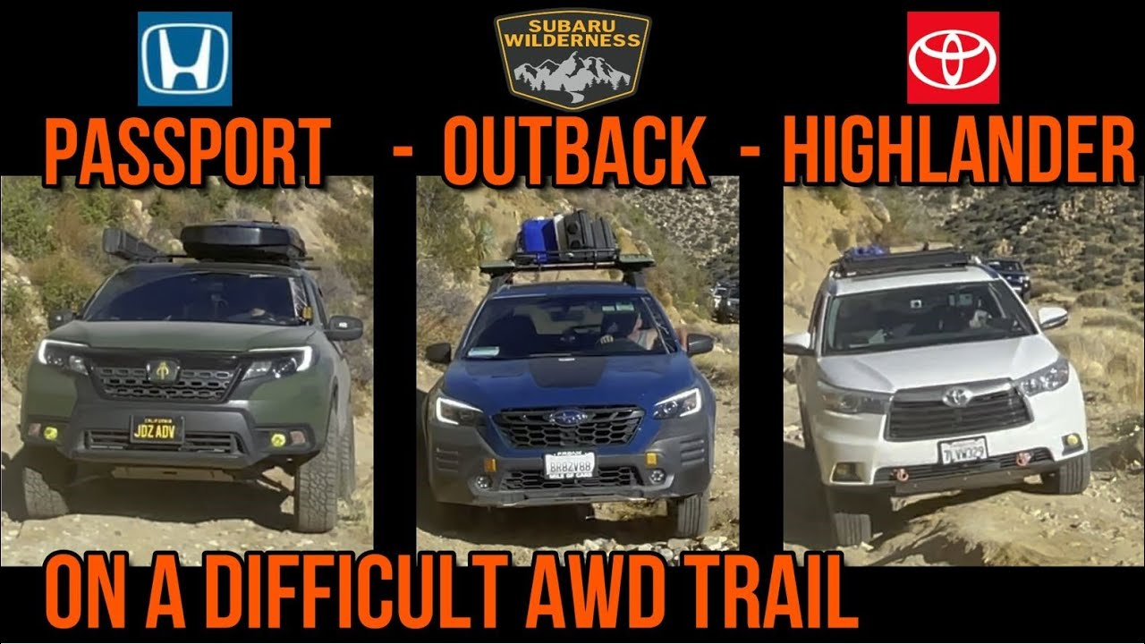 Oriflamme Canyon: We send a Passport, Outback Wilderness & Highlander up a ROUGH TRAIL!