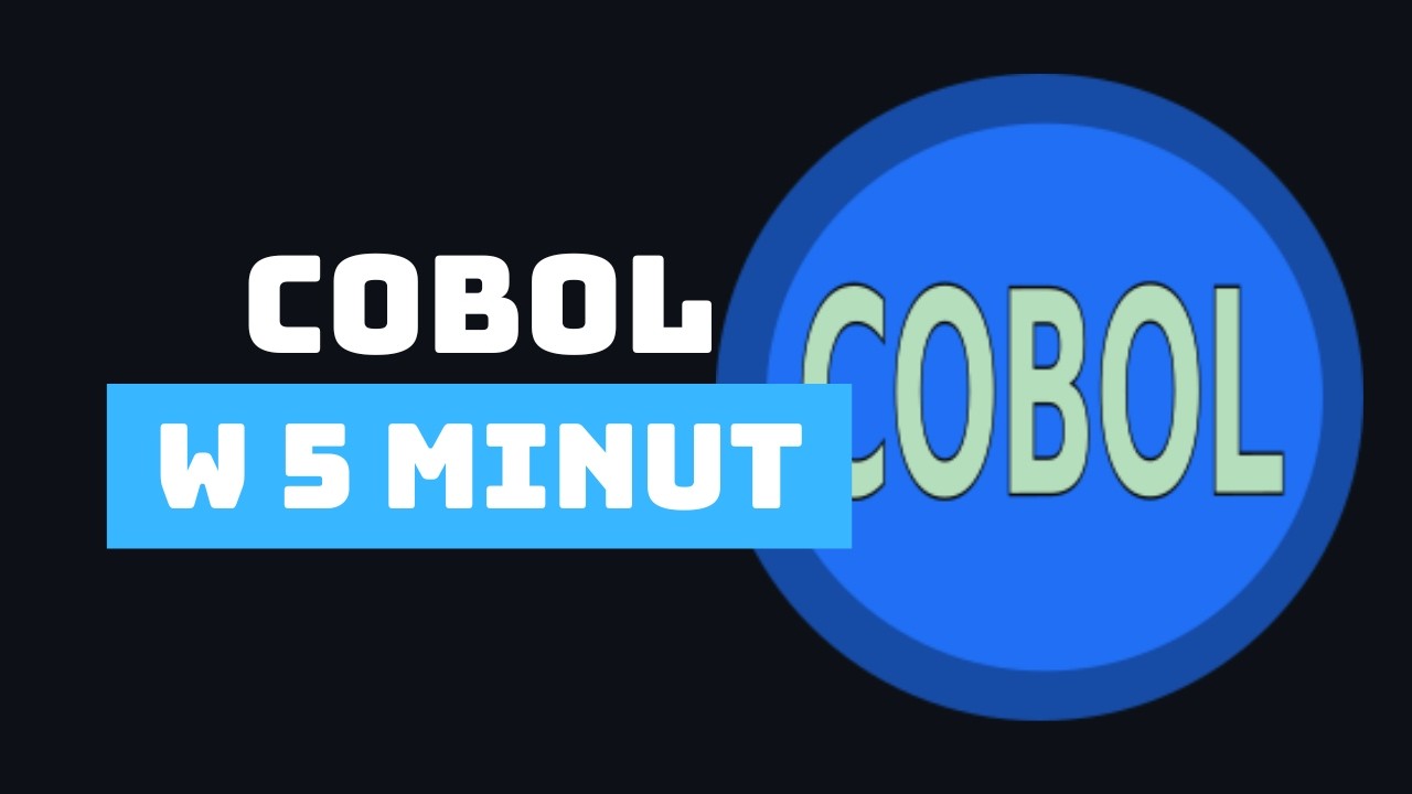 COBOL w 5 minut | codziennie go używasz i nawet o tym nie wiesz