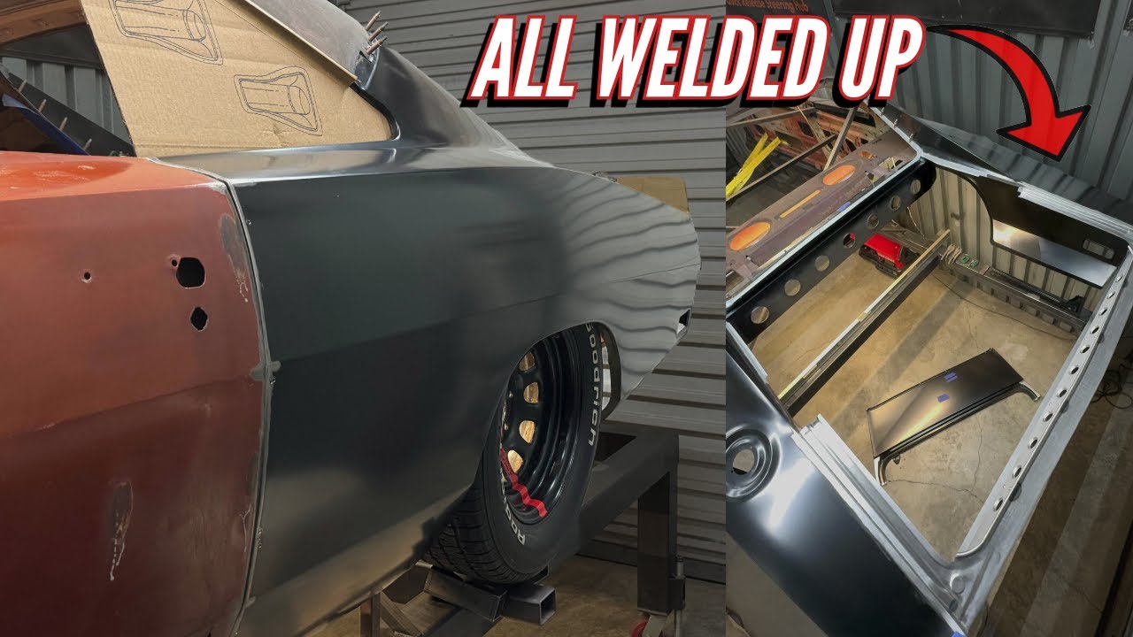 Building a 1970 DODGE CHARGER In a Storage unit