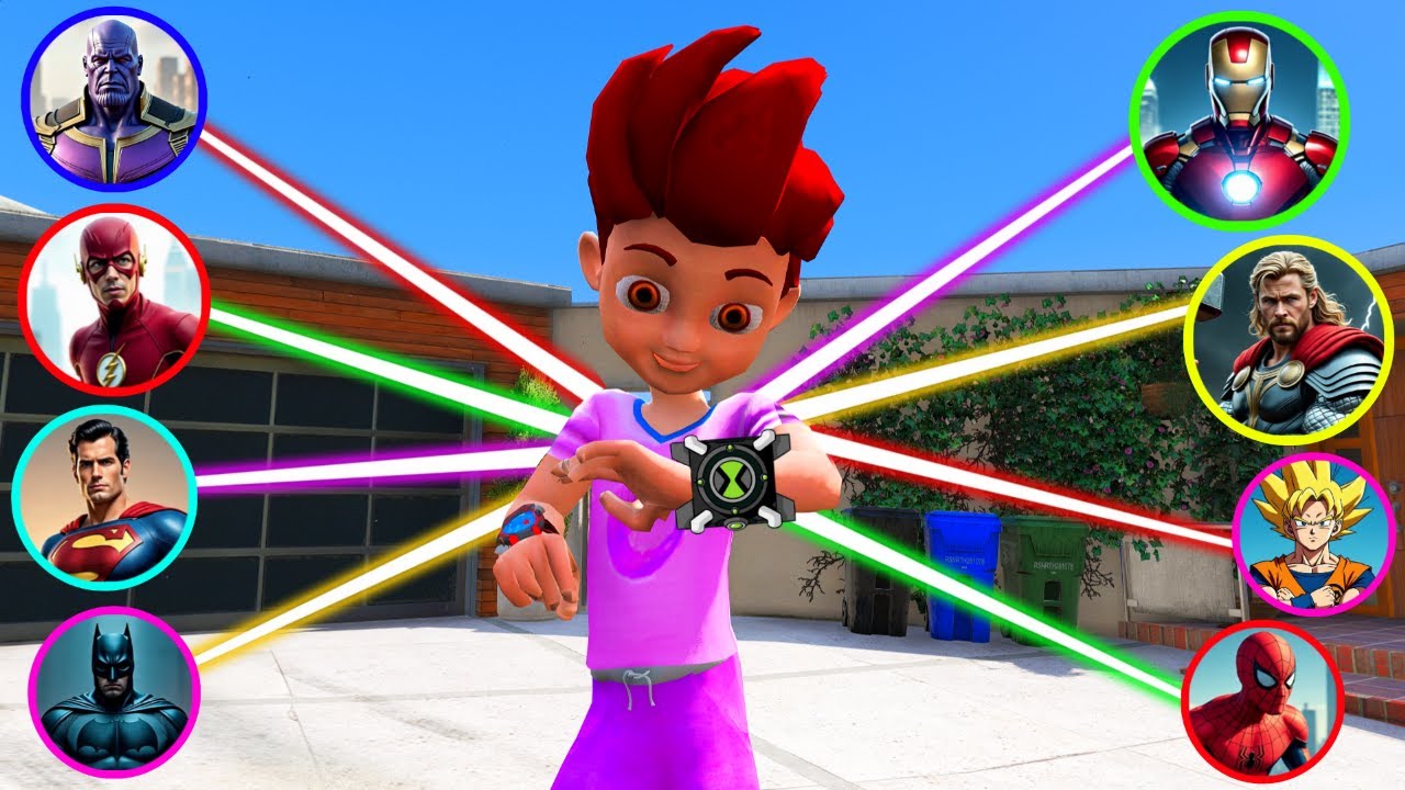Kicko Saved All His Friends With The Power Of Superhero In Gta 5 😱