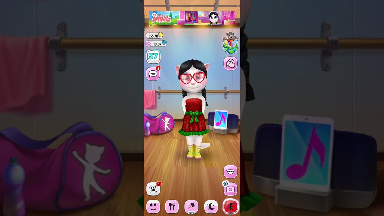 Talking angel cat cartoon 😹😹