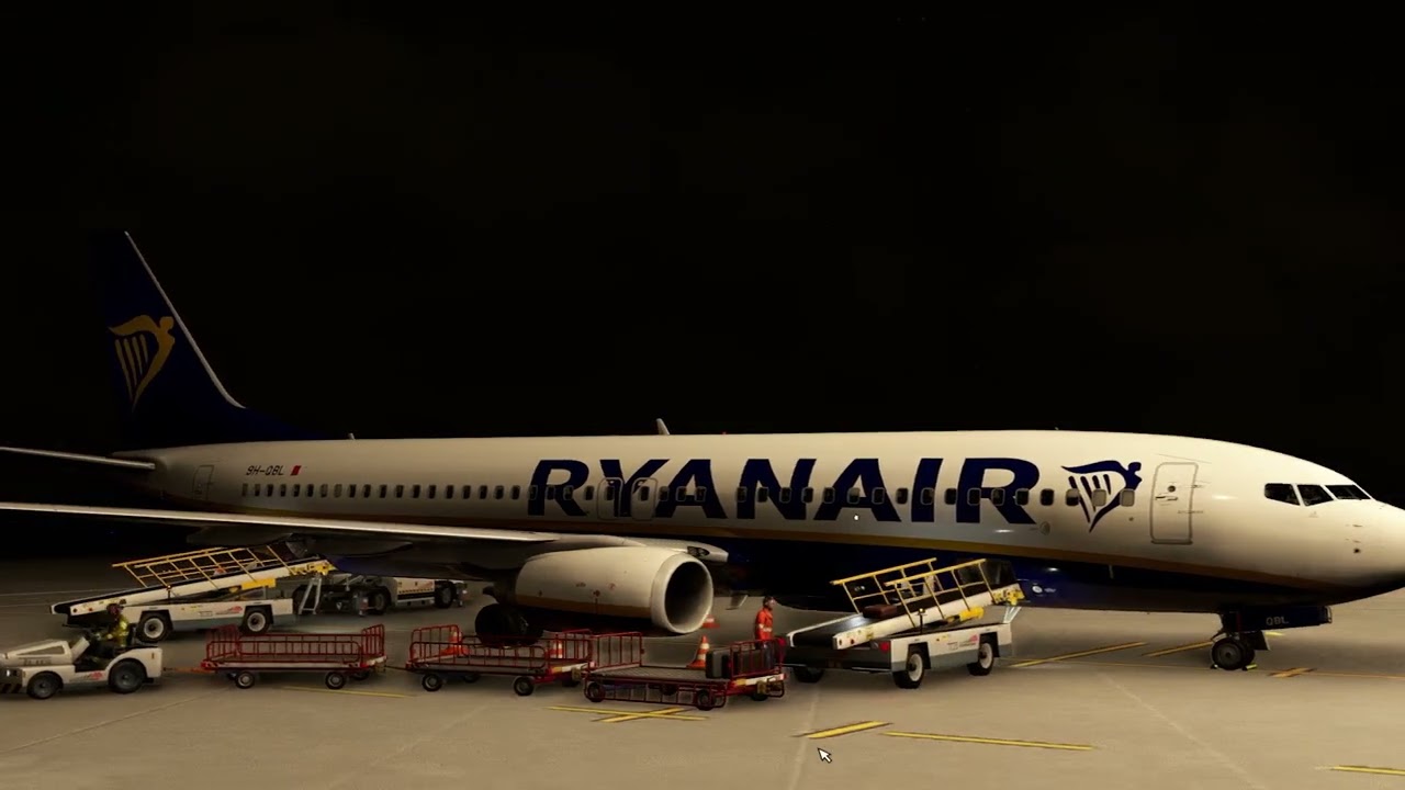 MFS2020 IVAO Bordeaux  ✈ Barcelona FS2CREW PMDG virtual Ryanair