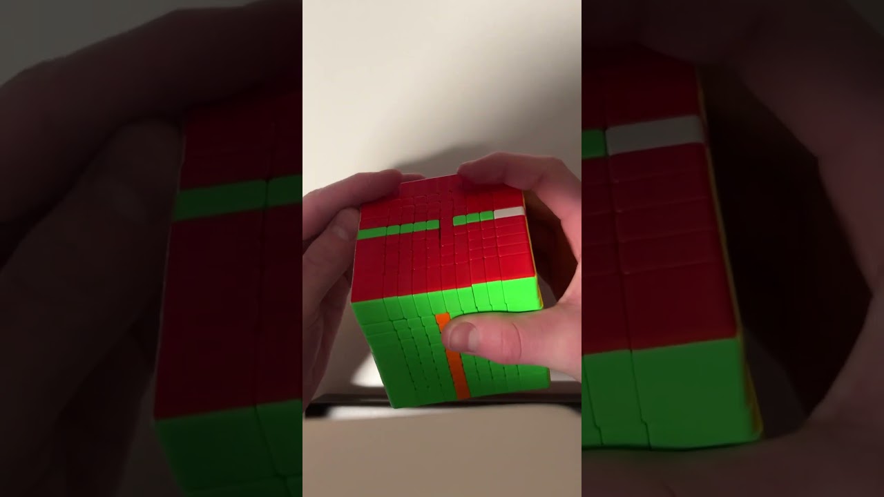 How to solve the 10x10 Rubik&rsquo;s cube #cool #cubing #rubikscube