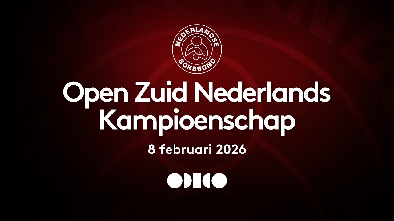 Open Zuid Nederlandse Kampioenschappen 8 februari 2026 @Golden Gloves Eindhoven