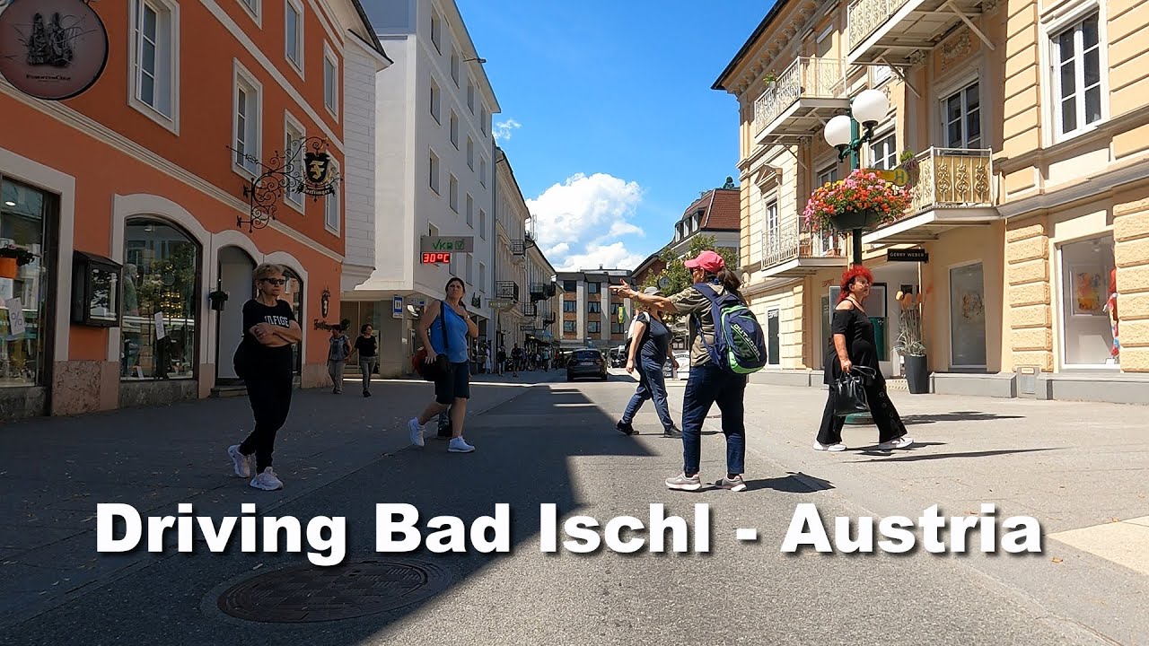 Driving Bad Ischl - Austrian Alps - 4K