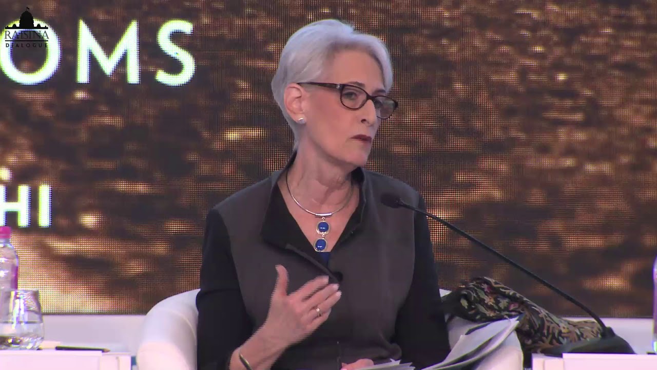 Wendy Ruth Sherman speaking during a discussion on Policy, Politics and Gender