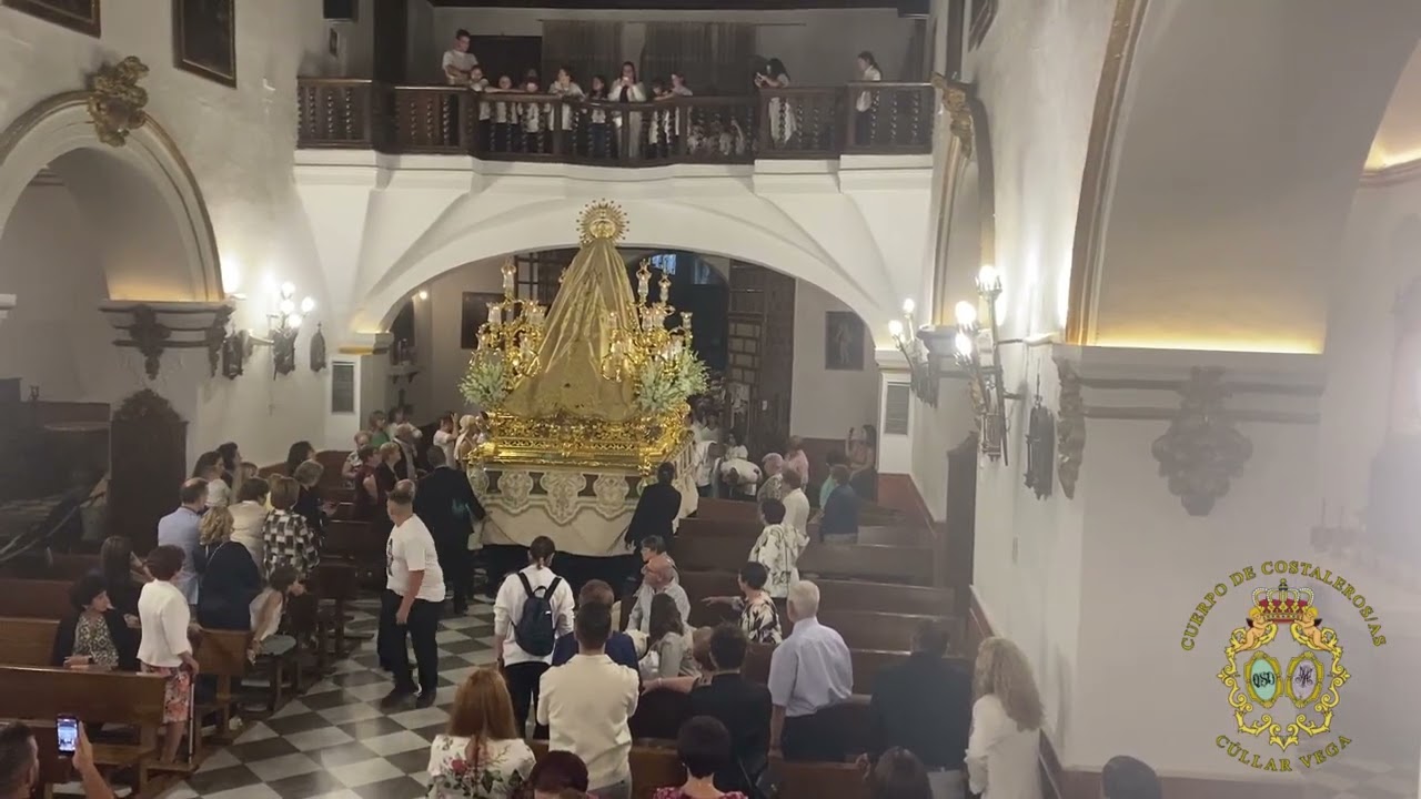 Procesión Virgen del Rosario 2025  - Entrada desde el interior de la Iglesia - Cúllar Vega