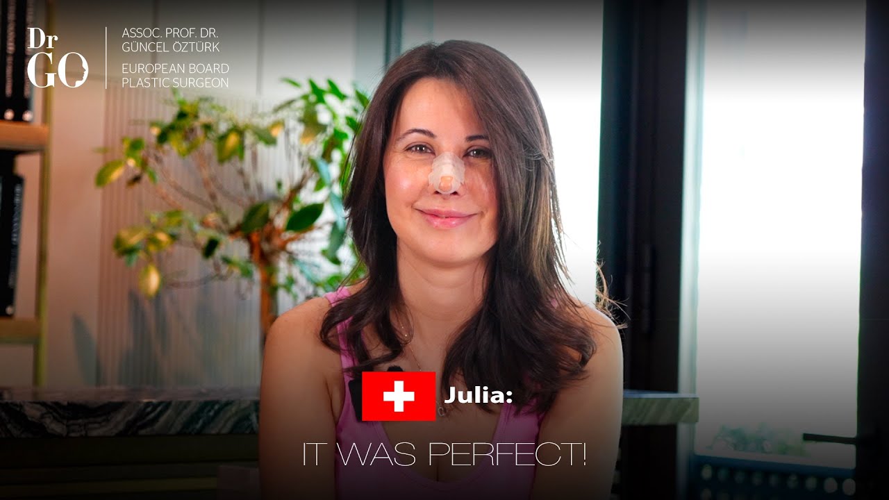Rhinoplasty Journey of Our Female Patient from Switzerland🇨🇭