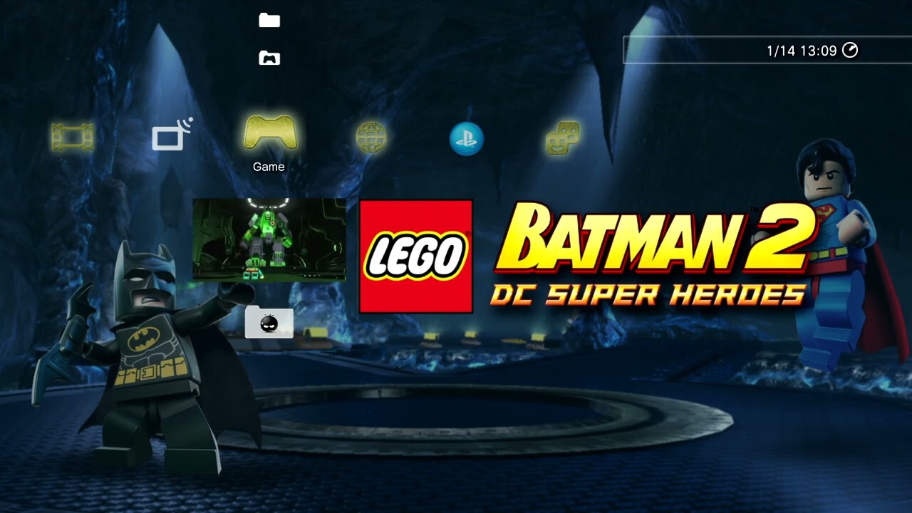 Lego Batman 2 DC Super Heroes - (PS3) - XMB Menu Theme Music - High Quality